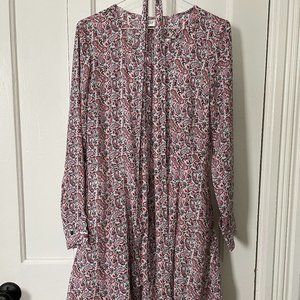 GAP - Paisley Swing Shirtdress